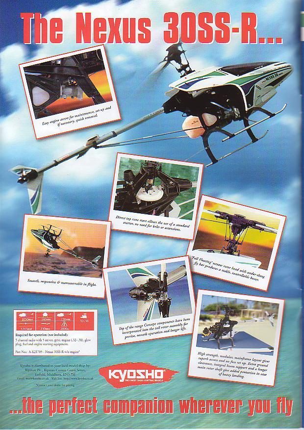 Vintage RC Helicopters - Kyosho - Nexus